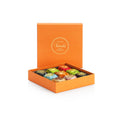 巴洛克橘色魚子方方形禮盒 (9入裝)